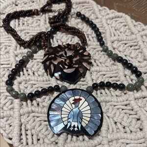 Lion Peacock Beaded Necklaces